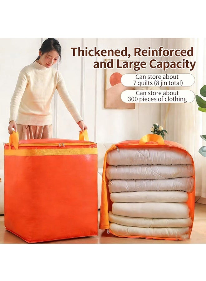 JCB CHIC Large Capacity Heavy Duty Packing Bags，Multipurpose Moving Bags Storage Bag with Zippers Handles,Water-resistant Shopping Storage Carry Bags, Travel Duffel Bag, Festival Ornament Storage Organizer Bins(300L) - Image 5
